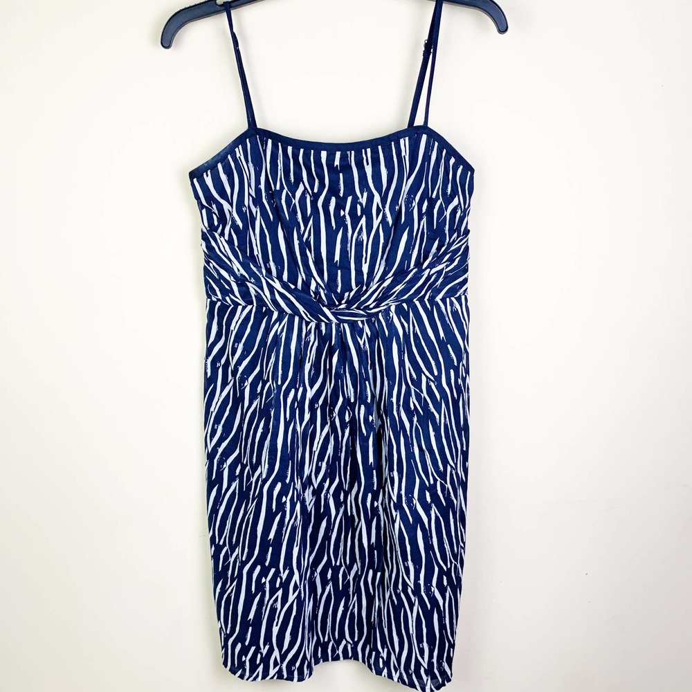 AnnTaylor LOFT Navy Midi Sheath Dress 2